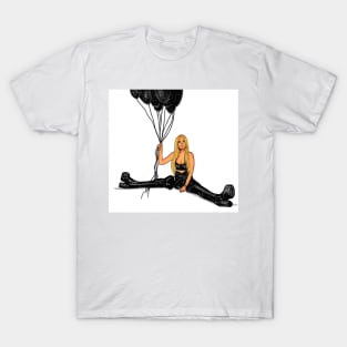 Black balloons T-Shirt